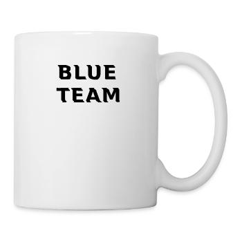 Blue Team black - Tasse - Weiß - Rechts