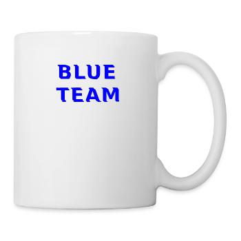 Blue Team - Tasse - Weiß - Rechts