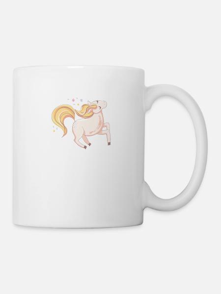 Poney pour enfants - Mug blanc - blanc