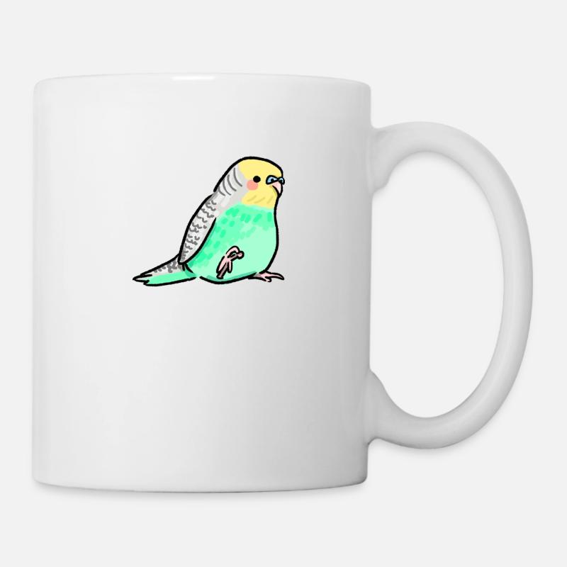 budgie - Tasse - Weiß