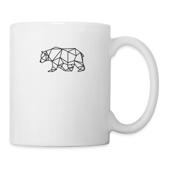 Bear Black Geometric - Mug - white - Right
