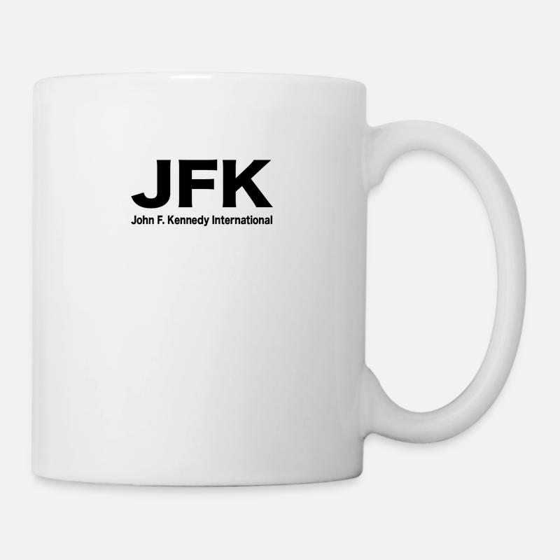JFK - Tasse - Weiß