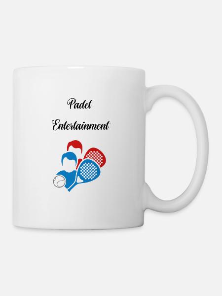 Padel Unterhaltung - Tasse - Weiß