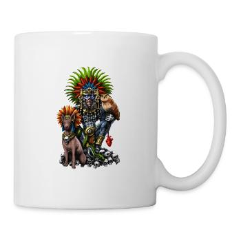 Aztec God Mictlantecuhtli - Mug - white - Right