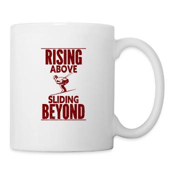 Skiing Snowboard Mountains Holiday Snow Freestyle - Mug - white - Right