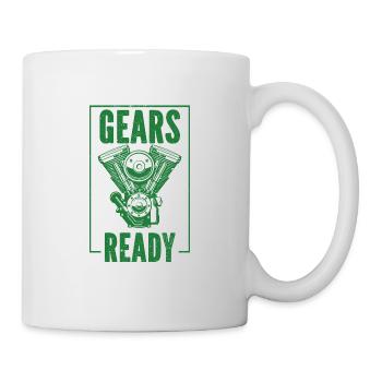 Motorrad Motocross Bike Racing Motorsport - Tasse - Weiß - Rechts