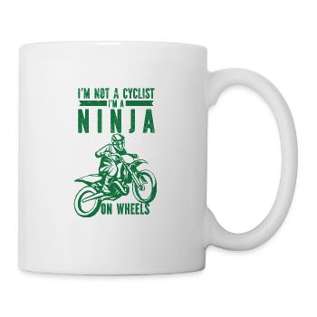 Motorrad Motocross Bike Racing Motorsport - Tasse - Weiß - Rechts