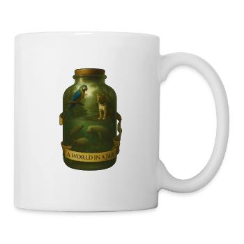 Regenwald im Glas – Amazonas - Tasse - Weiß - Rechts