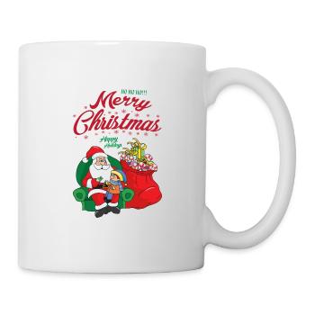 Weihnachtsmann - Tasse - Weiß - Rechts