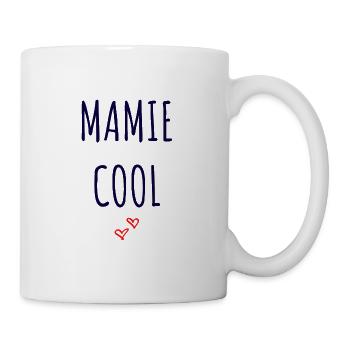 Mamie cool, cadeau, fête des grands-mères - Mug blanc - blanc - Droite