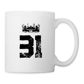 31 Couronne numérique - Mug blanc - blanc - Droite