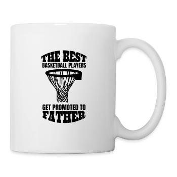 Basketballspieler Basketball Papa Dad Basketballer - Tasse - Weiß - Rechts