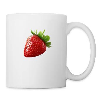 Fraise - Mug blanc - blanc - Droite