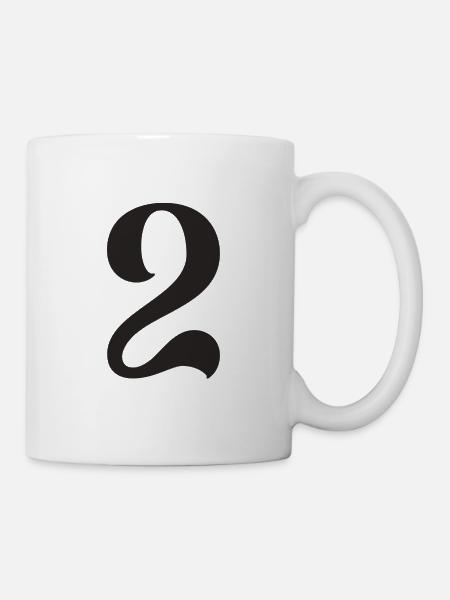 2 - Tasse - Weiß