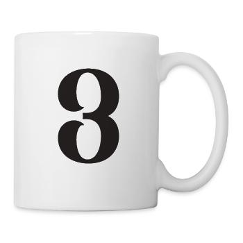 3 - Tasse - Weiß - Rechts