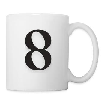 8 - Tasse - Weiß - Rechts