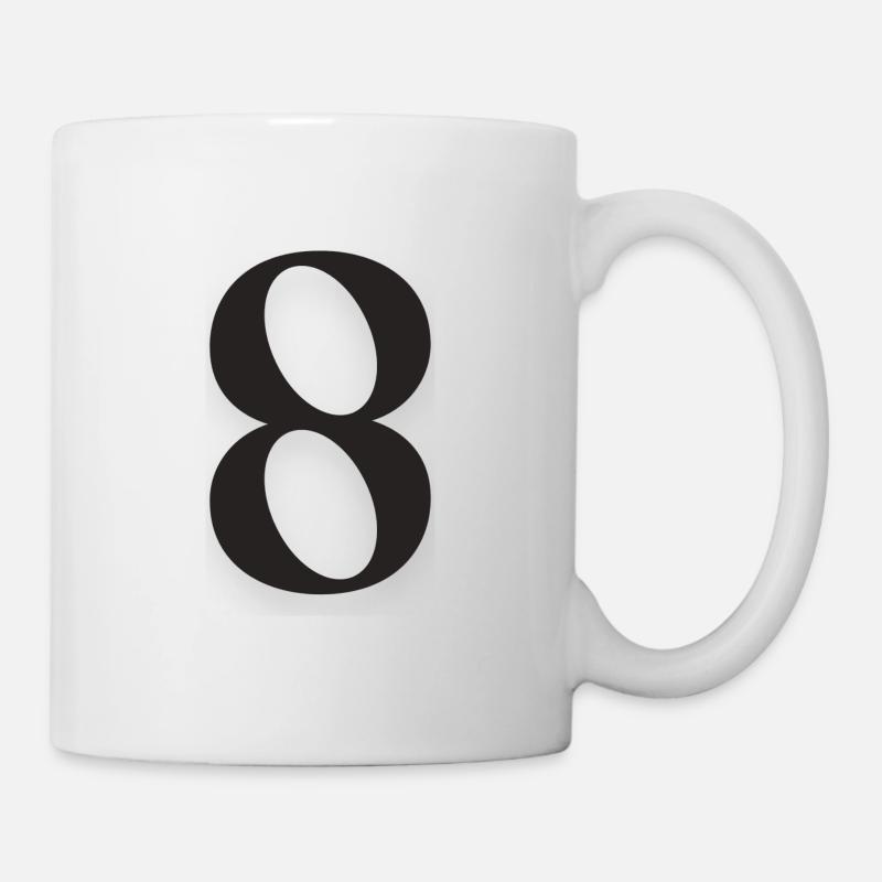 8 - Mug blanc - blanc