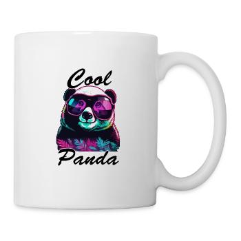 Panda / Animal / Zoo / Bamboo / Wild / Childlike - Mug - white - Right