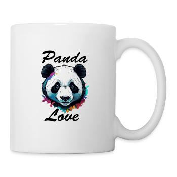 Panda / Animal / Zoo / Bamboo / Wild / Childlike - Mug - white - Right