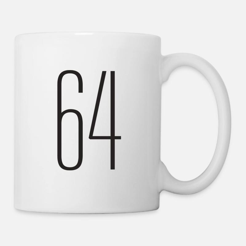 64 - Mug blanc - blanc