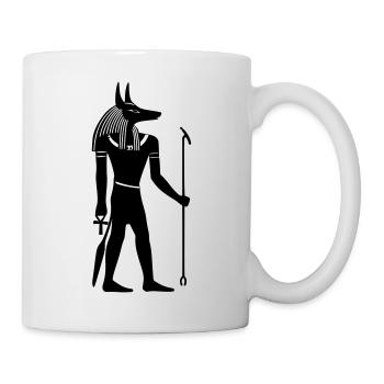 Gott Anubis Ägypten - Tasse - Weiß - Rechts