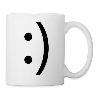 smile :) - Tasse - Weiß - Rechts