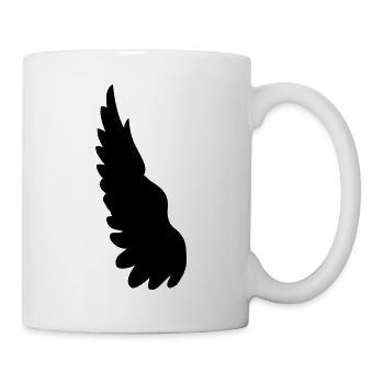 aile - Mug blanc - blanc - Droite