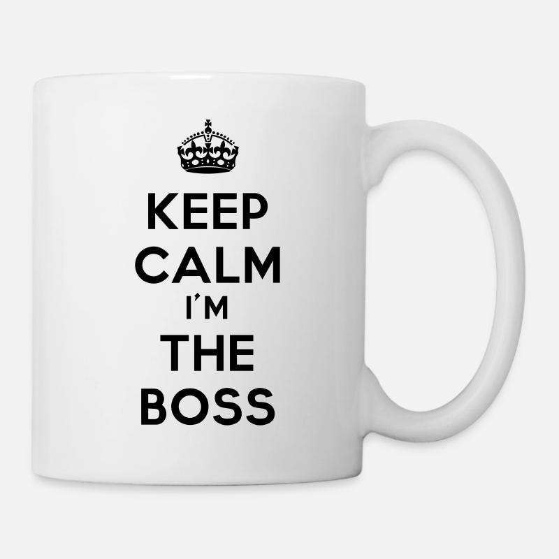 keep calm I'm the boss - Tasse - Weiß
