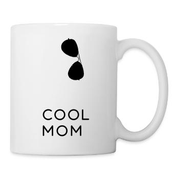 Cool Mom - Vater und Sohn Partnerlook Shirts - Tasse - Weiß - Rechts