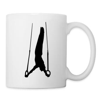 gymnast sport - Tasse - Weiß - Rechts