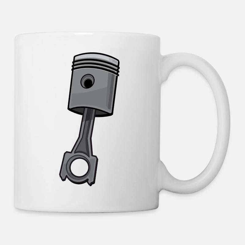 piston - Tasse - Weiß
