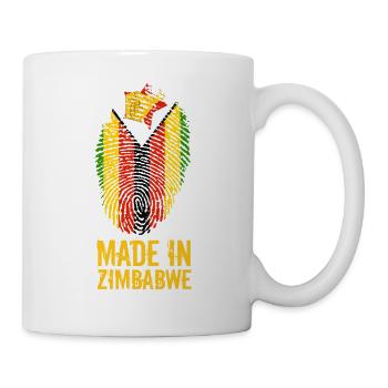 Made In Zimbabwe / Zimbabwe / Great Zimbabwe - Mug blanc - blanc - Droite