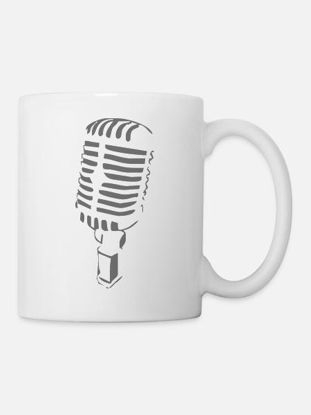 Retro Musik - Tasse - Weiß