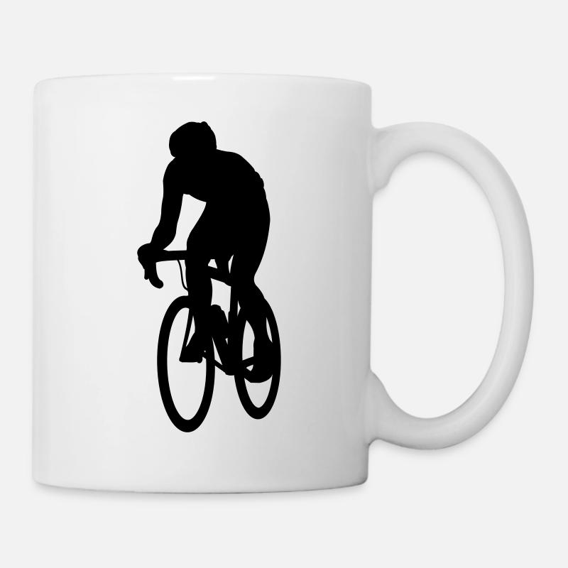 Rennrad - Tasse - Weiß