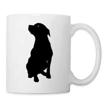 Chien - Mug blanc - blanc - Droite