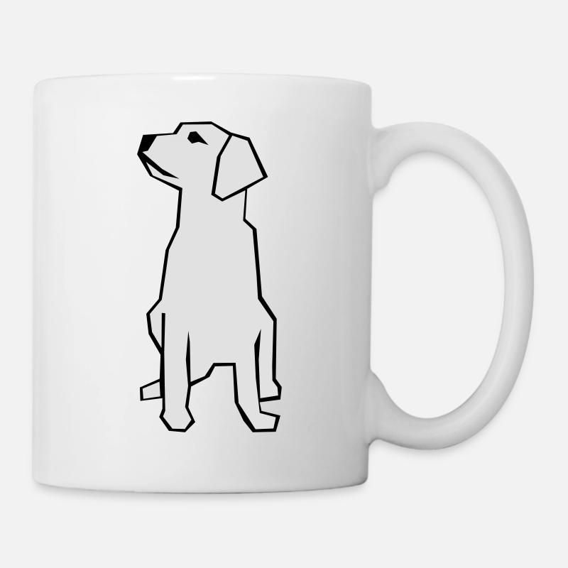 Hund - Tasse - Weiß