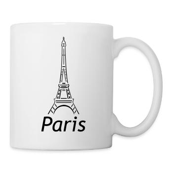 paris - Tasse - Weiß - Rechts
