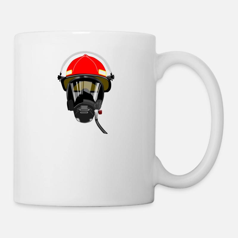 Feuerwehr - Tasse - Weiß
