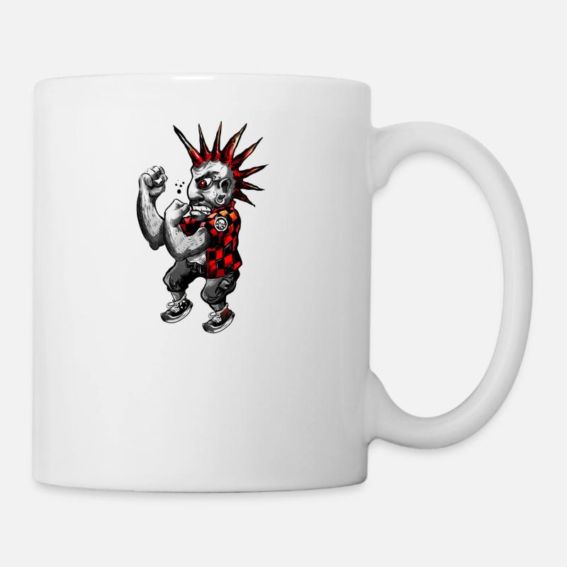 Fighting Punk - Tasse - Weiß