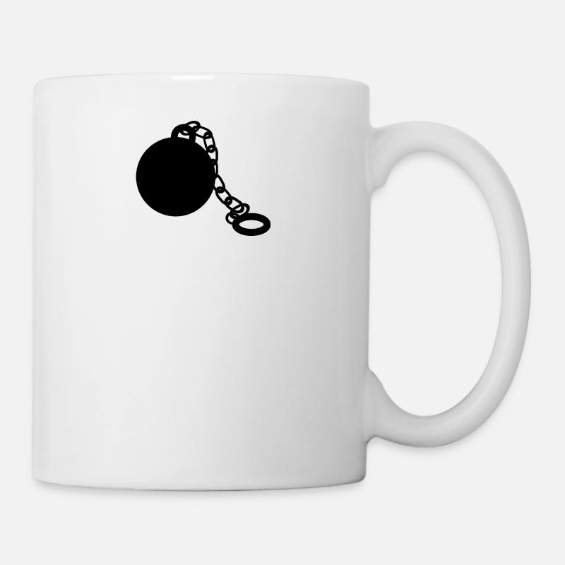 Gefangen - Tasse - Weiß