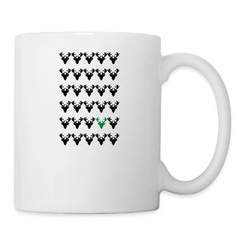 be different - Trachten Weihnachten Motiv Hirsch - Tasse - Weiß - Rechts