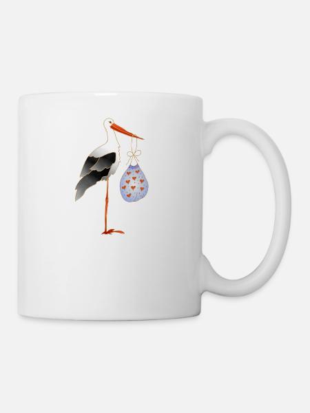 Wagen - Tasse - Weiß