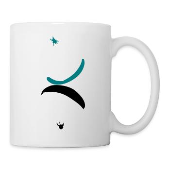 Acrobatic Paragliding - Tasse - Weiß - Rechts
