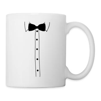 hemd_und_fliege__f1 - Mug - white - Right