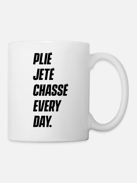 Mix of Dance Gymnastics Cheer Leading - Mug - white