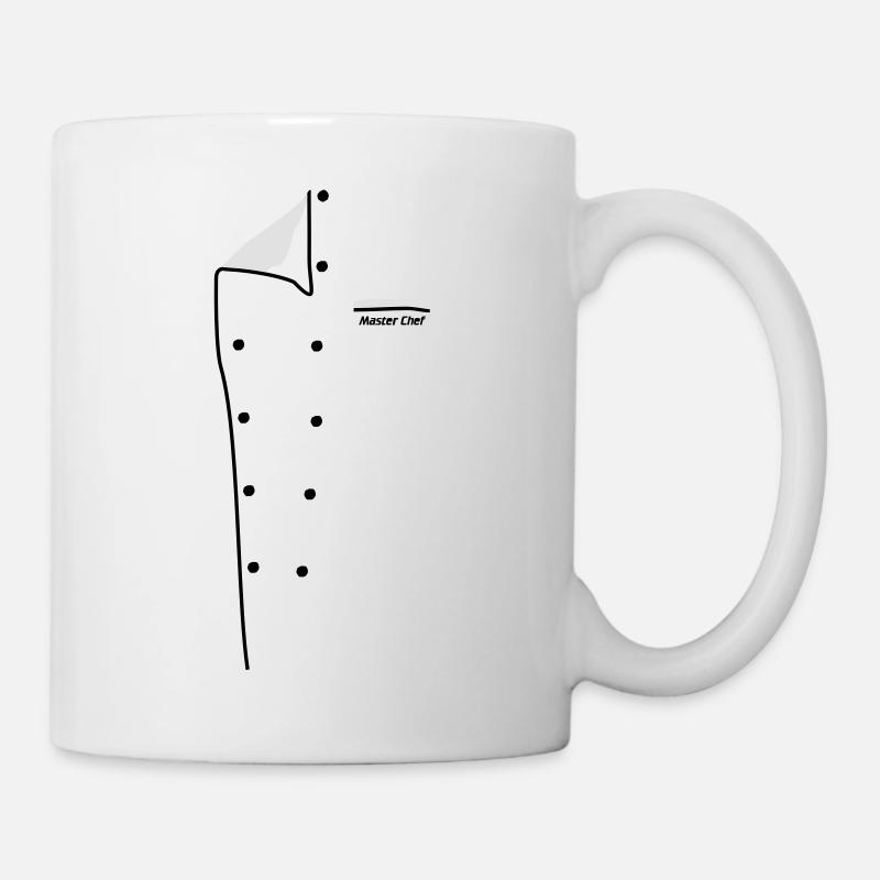 Veste de chef - Mug blanc - blanc