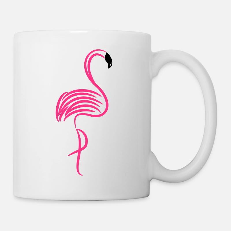 Flamingo Geschenk - Tasse - Weiß