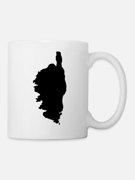 corse carte pays corsican1 - Mug blanc - blanc