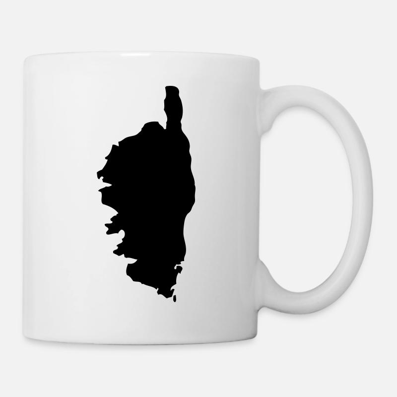 corse carte pays corsican1 - Mug blanc - blanc