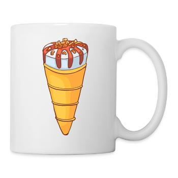 Ice cream ice cream ice cream ice cream ball ice cream sundae - Mug - white - Right